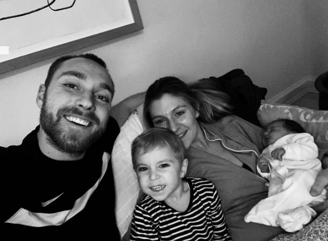 Christian Eriksen has a son and daughter